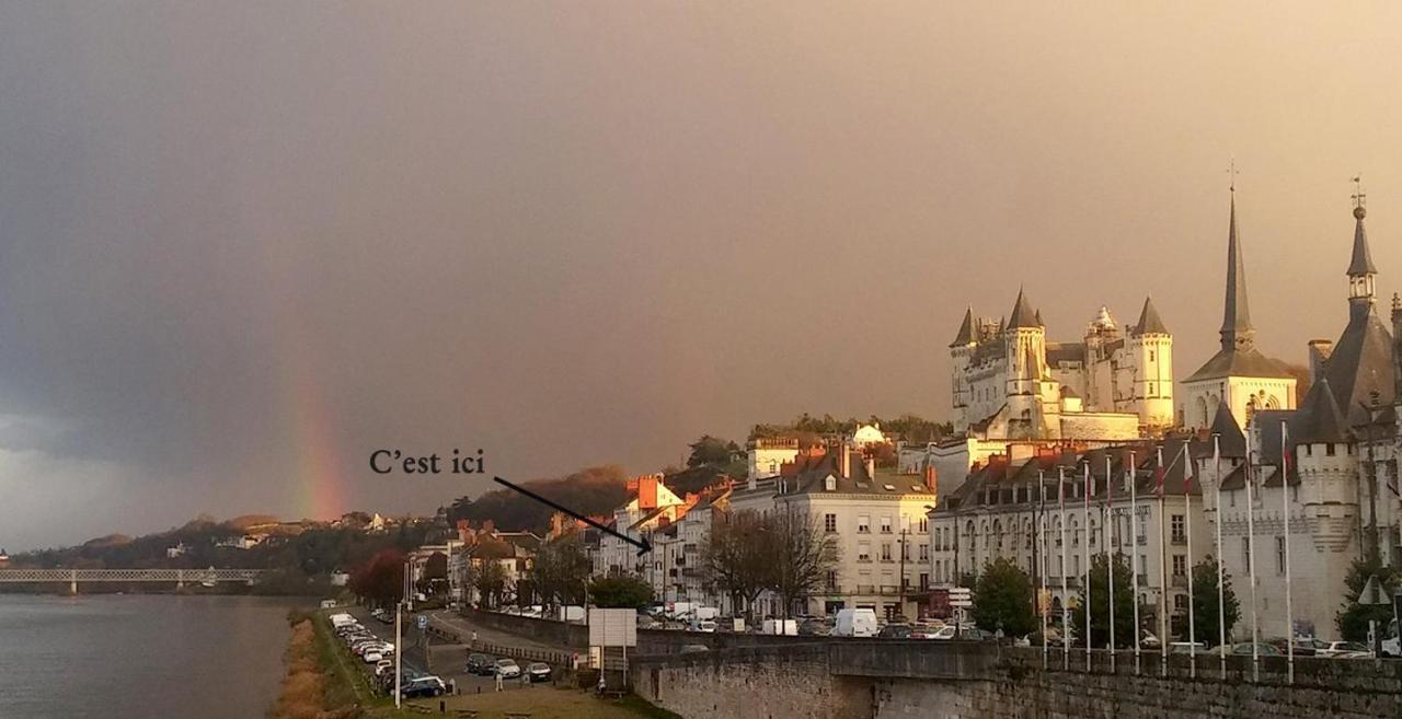 T2 Vue Sur Loire Local Velo Apartment โซมูร์ ภายนอก รูปภาพ